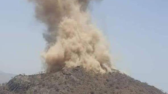 تفجير قلعة القوباء الأثرية بحجة