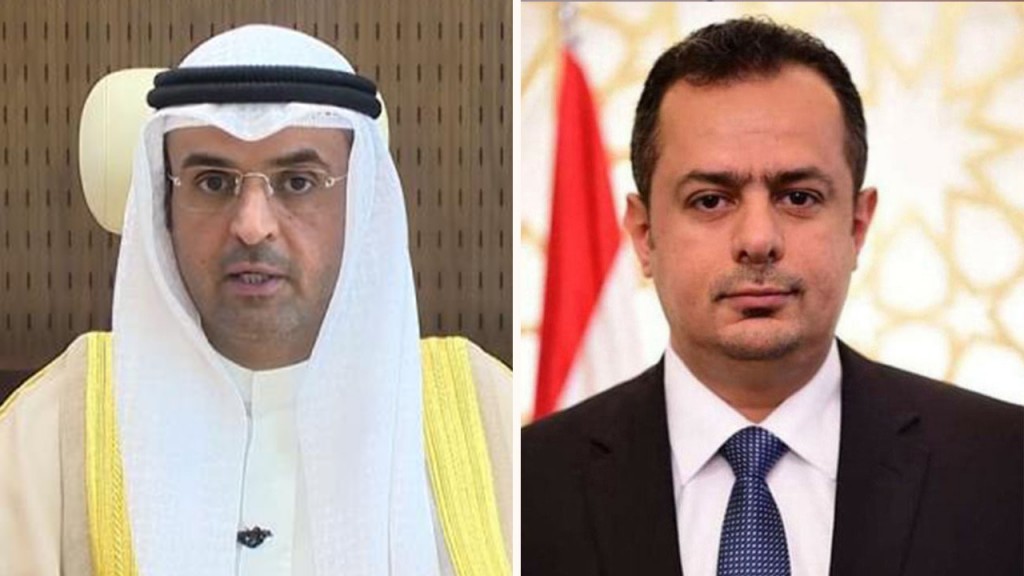 رئيس الوزراء د.معين مع أمين عام مجلس التعاون لدول الخليج العربية