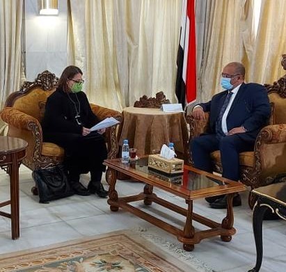 وزير التخطيط مع مدير الوكالة الأمريكية للتنمية الدولية