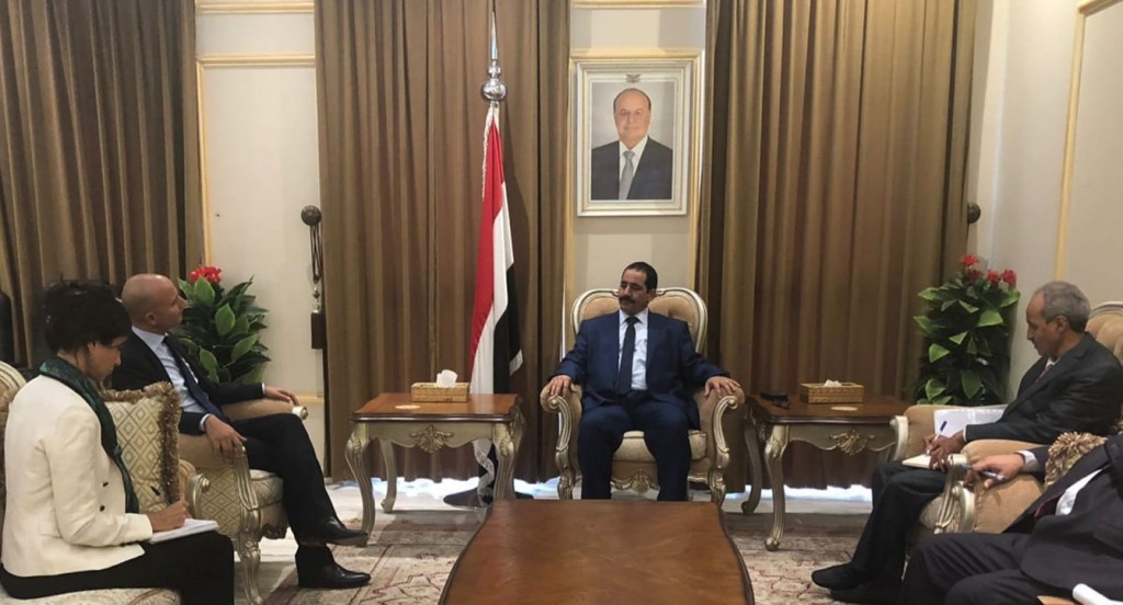 وزير الداخلية خلال اللقاء