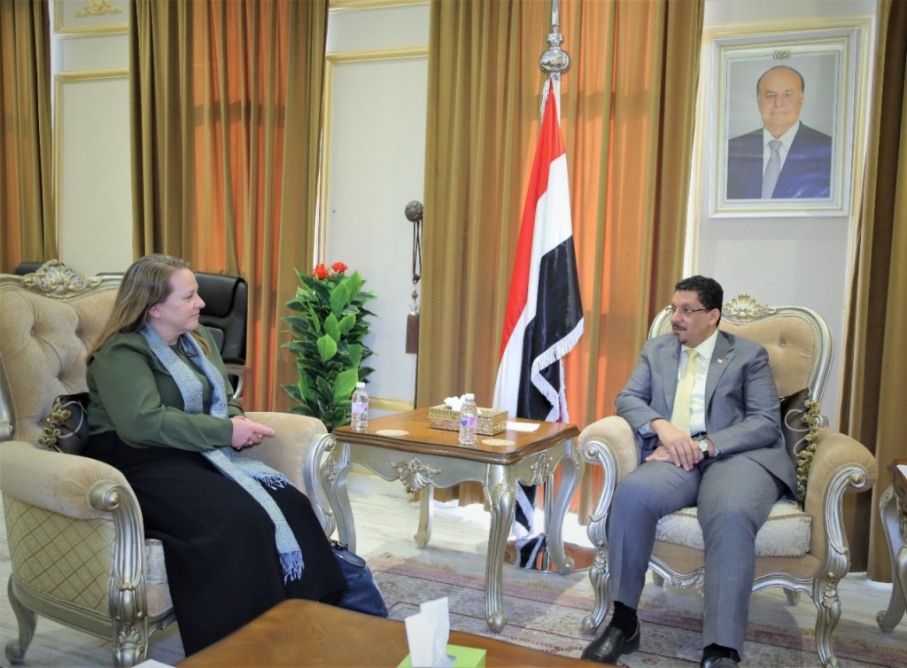 وزير الخارجية خلال اللقاء