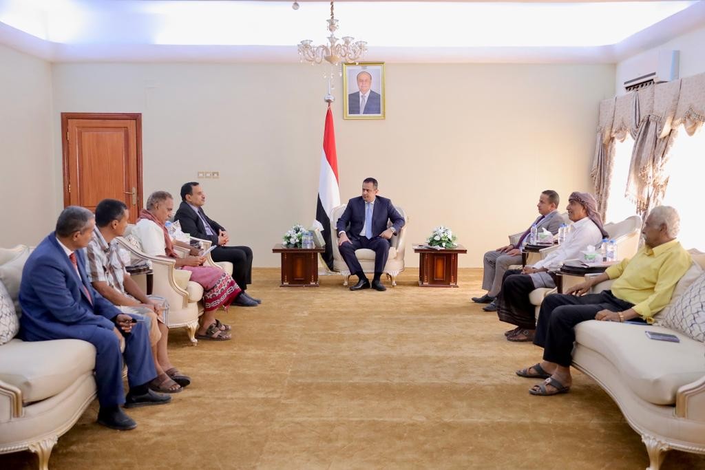 رئيس الوزراء خلال اللقاء