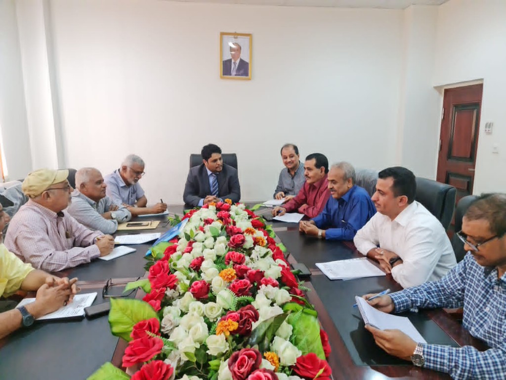 وزير الكهرباء خلال اللقاء