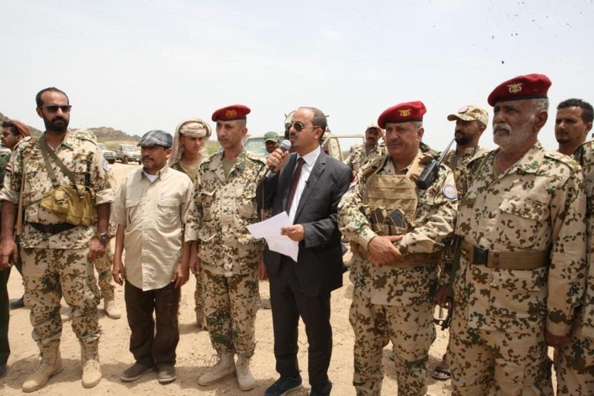 الارياني خلال زيارته التفقدية