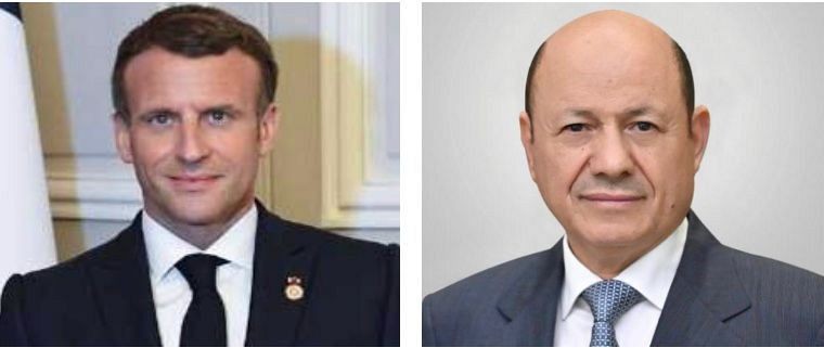 رئيس مجلس القيادة الرئاسي يهنئ الرئيس الفرنسي