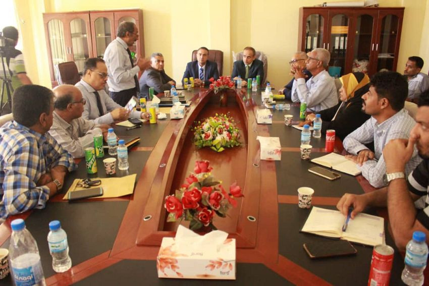 وزير التعليم العالي خلال اللقاء