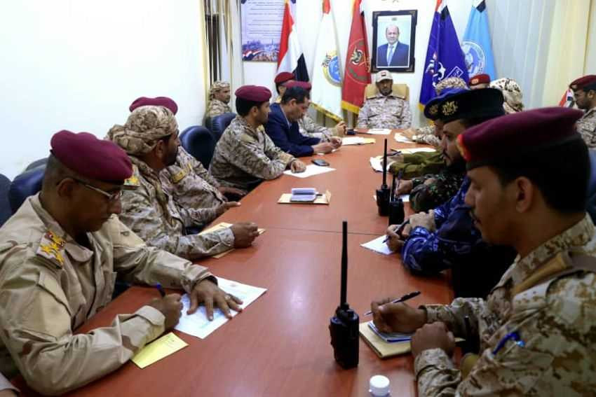 رئيس هيئة الأركان خلال الاجتماع