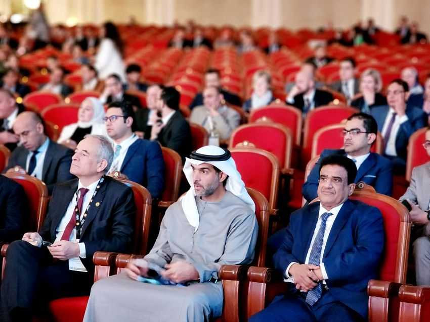 وزير النفط والمعادن خلال المشاركة