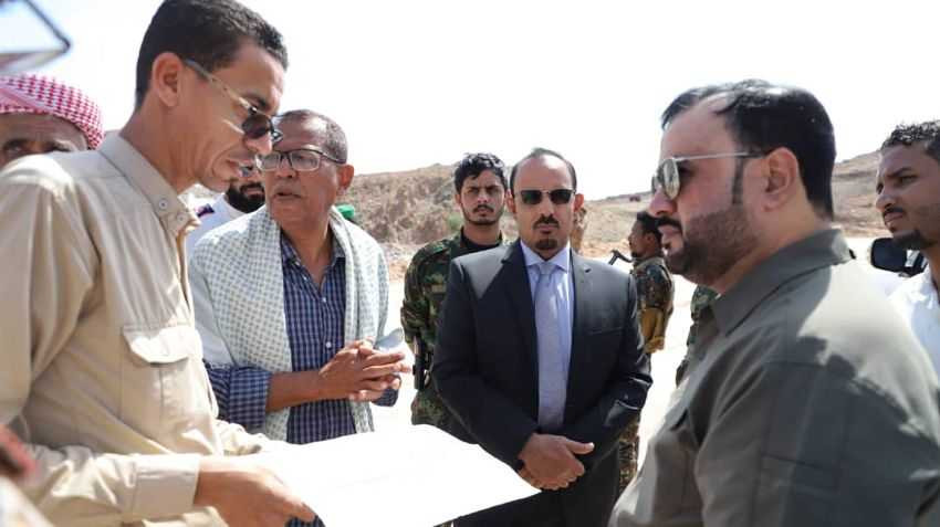 وزير الأشغال خلال الزيارة التفقدية