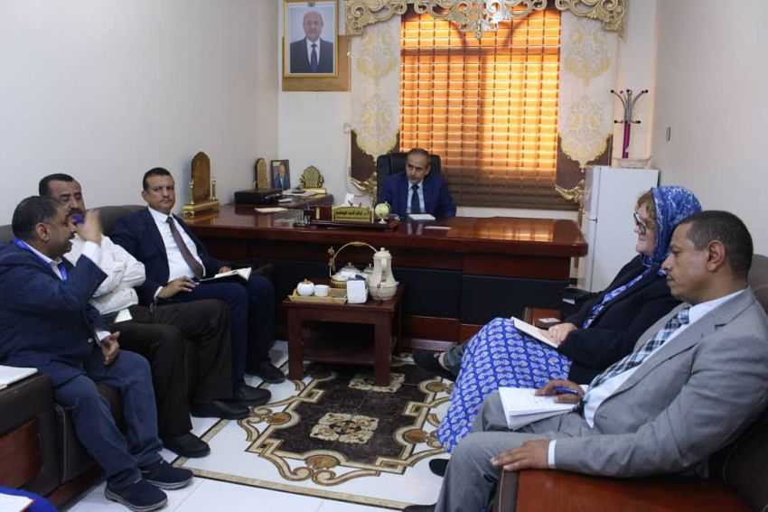 وزير التعليم العالي خلال اللقاء