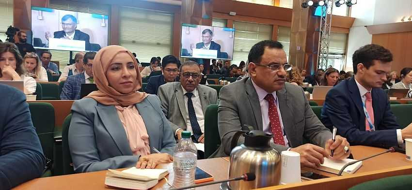 وزير الزراعة والري والثروة السمكية خلال المشاركة