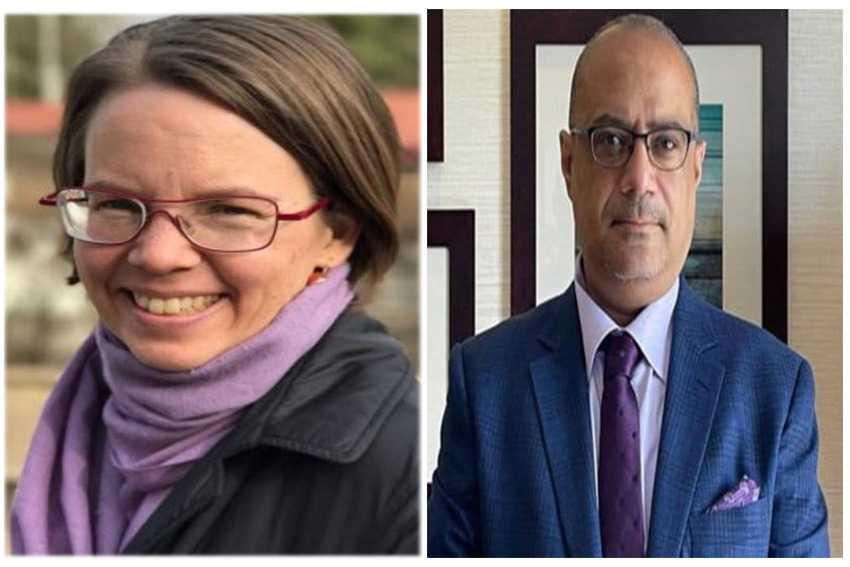 وزير التخطيط مع رئيسة قطاع التعاون في الاتحاد