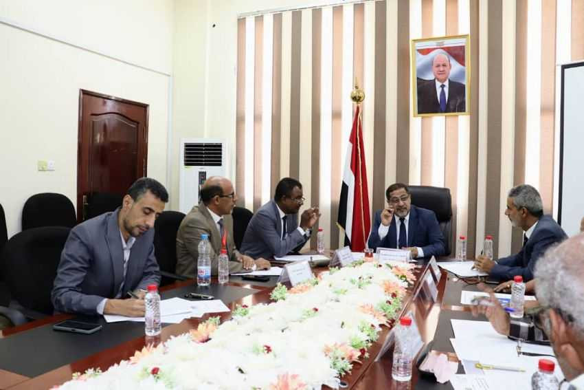 وزير العدل خلال الاجتماع