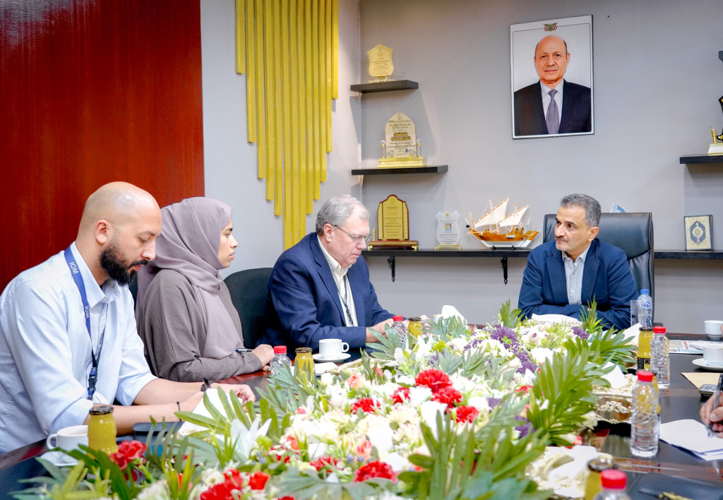 لملس يبحث مع بعثة منظمة الهجرة الدولية التعاون المشترك لمواجهة تحديات الهجرة غير شرعية