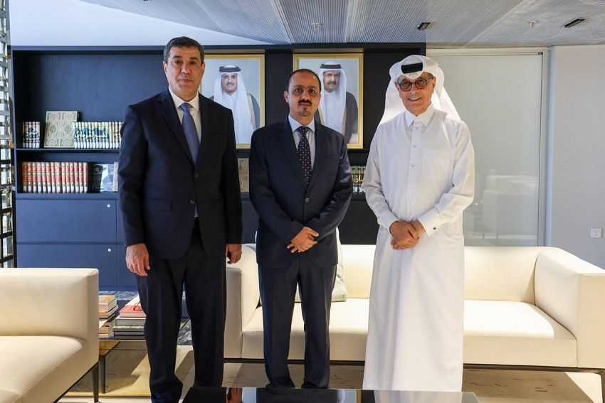 زيارة وزير الإعلام لمكتبة قطر الوطنية، في الدوحة