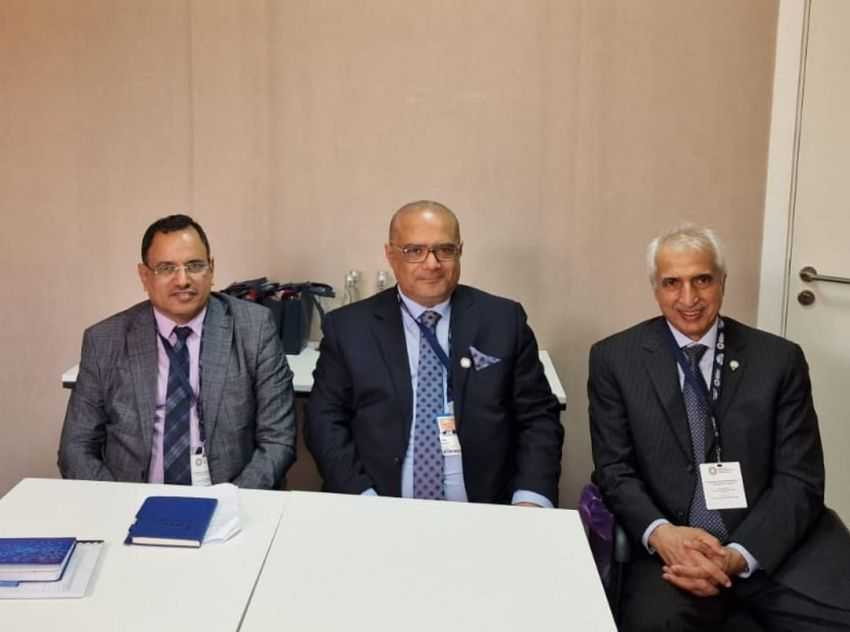 لقاء وزيرا التخطيط والزراعة والثروة السمكية مع مدير الصندوق العربي