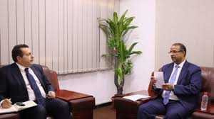 لقاء وزير الشؤون الاجتماعية والعمل مع مدير مركز الخدمات التابع لليونيسيف جانلوكا بونو