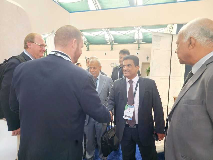 تدشين وزير النفط والمعادن لجناح اليمن في معرض مؤتمر التعدين الدولي بالرياض