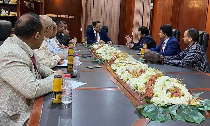 لقاء وزير الزراعة بالأمين العام للجنة الوطنية للطاقة الذرية