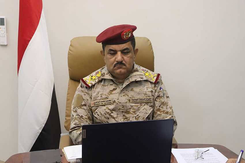اجتماع وزير الدفاع مع رؤساء بعثات الاتحاد الأوروبي مستجدات الأوضاع في البحر الأحمر وخليج عدن