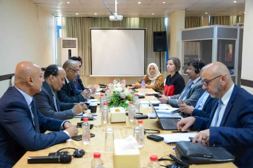 فريق وزاري ضم وزير التخطيط والتعاون الدولي ، ووزير الكهرباء