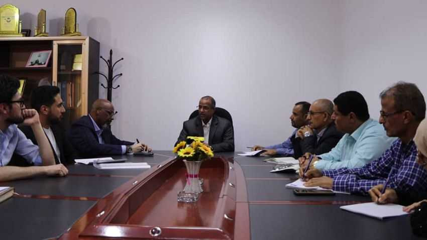 لقاء وزير الشؤون الاجتماعية مع نائب مدير مكتب الأمم المتحدة للشؤون الإنسانية