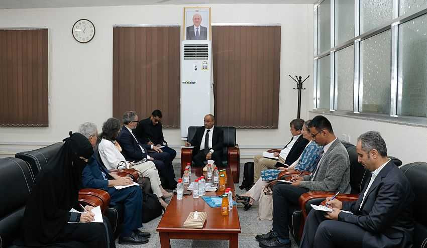 لقاء وزير الخارجية مع بعثة الاتحاد الأوروبي إلى بلادنا