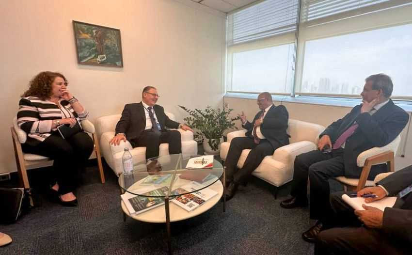 لقاء وزير التخطيط بالأمين العام المساعد للأمم المتحدة
