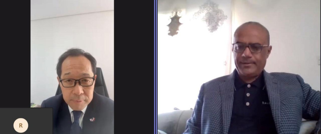 وزير التخطيط يبحث مع السفير الياباني بناء القدرات ودعم البنية التحتية للقطاعات الخدمية والحيوية