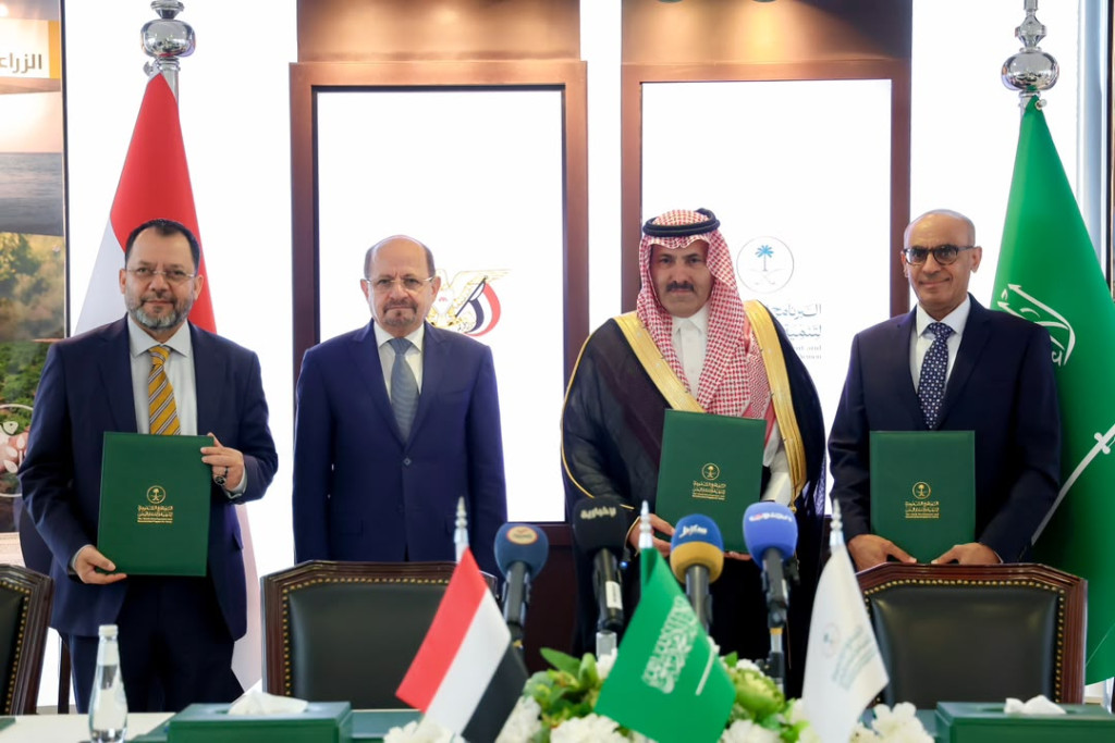 رئيس الوزراء وزير الخارجية يشهد توقيع اتفاقية الدعم السعودي بقيمة 150 مليون دولار لتشغيل محطات الكهرباء في اليمن