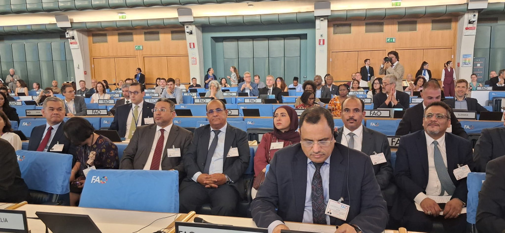 اليمن يشارك في مؤتمر منظمة (الفاو) العالمي للزراعة الذكية