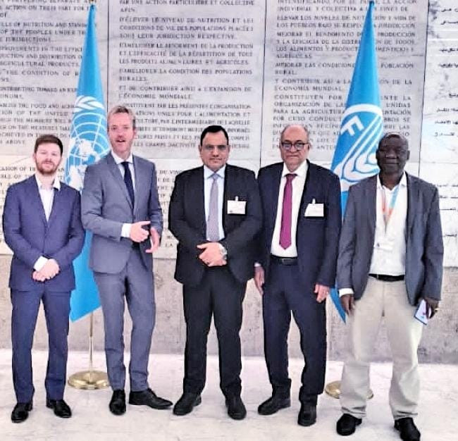 الوزير السقطري يبحث في روما مشروع الصحة الحيوانية مع صندوق الجوائح