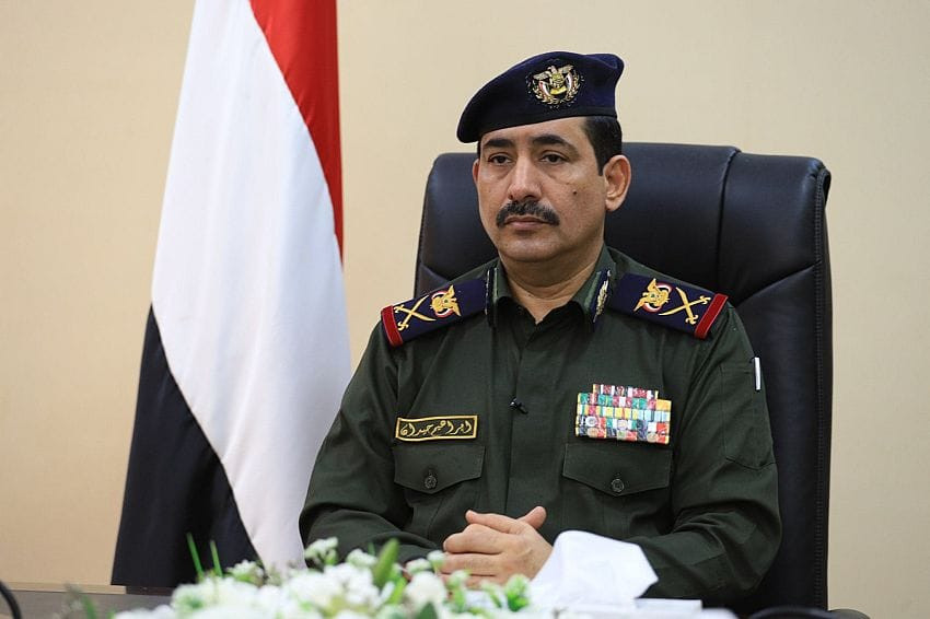 وزير الداخلية اللواء الركن إبراهيم حيدان
